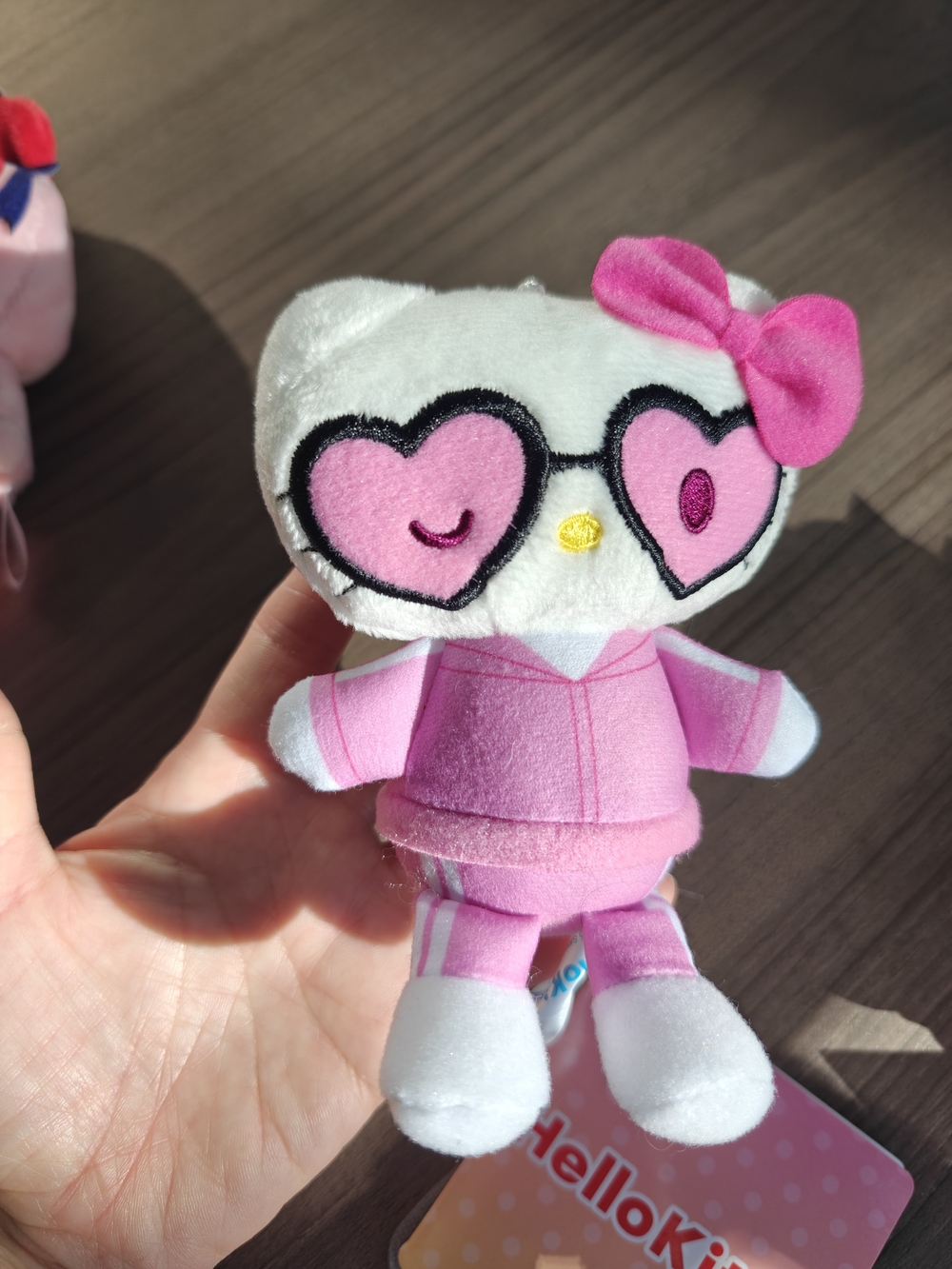 Hello Kitty Gal Pink Bow Heart-Sunglasses Plush by Hello Kitty